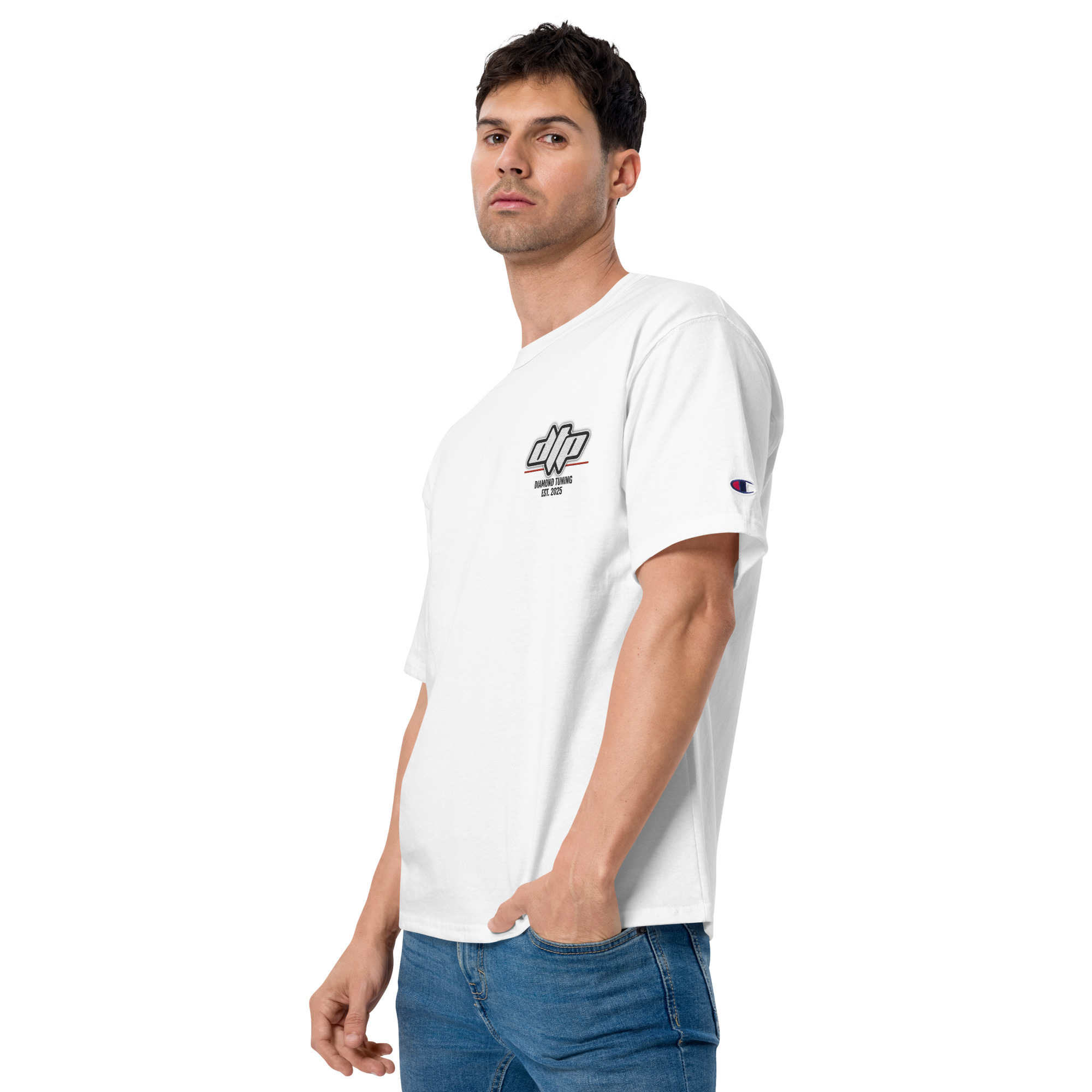 Shop Tee — White (Champion) - Image 8