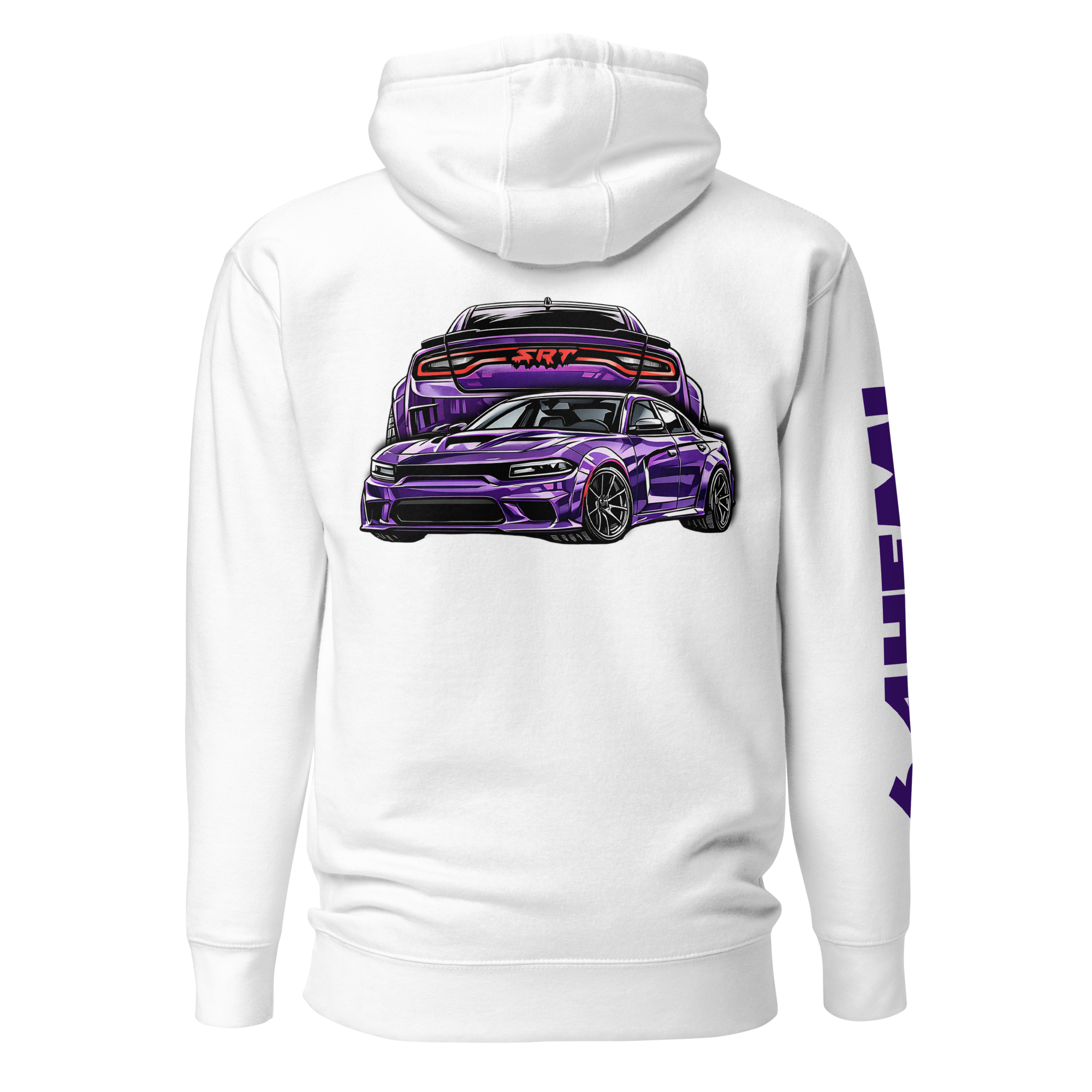 6.4 Hemi Hoodie - Purple / White