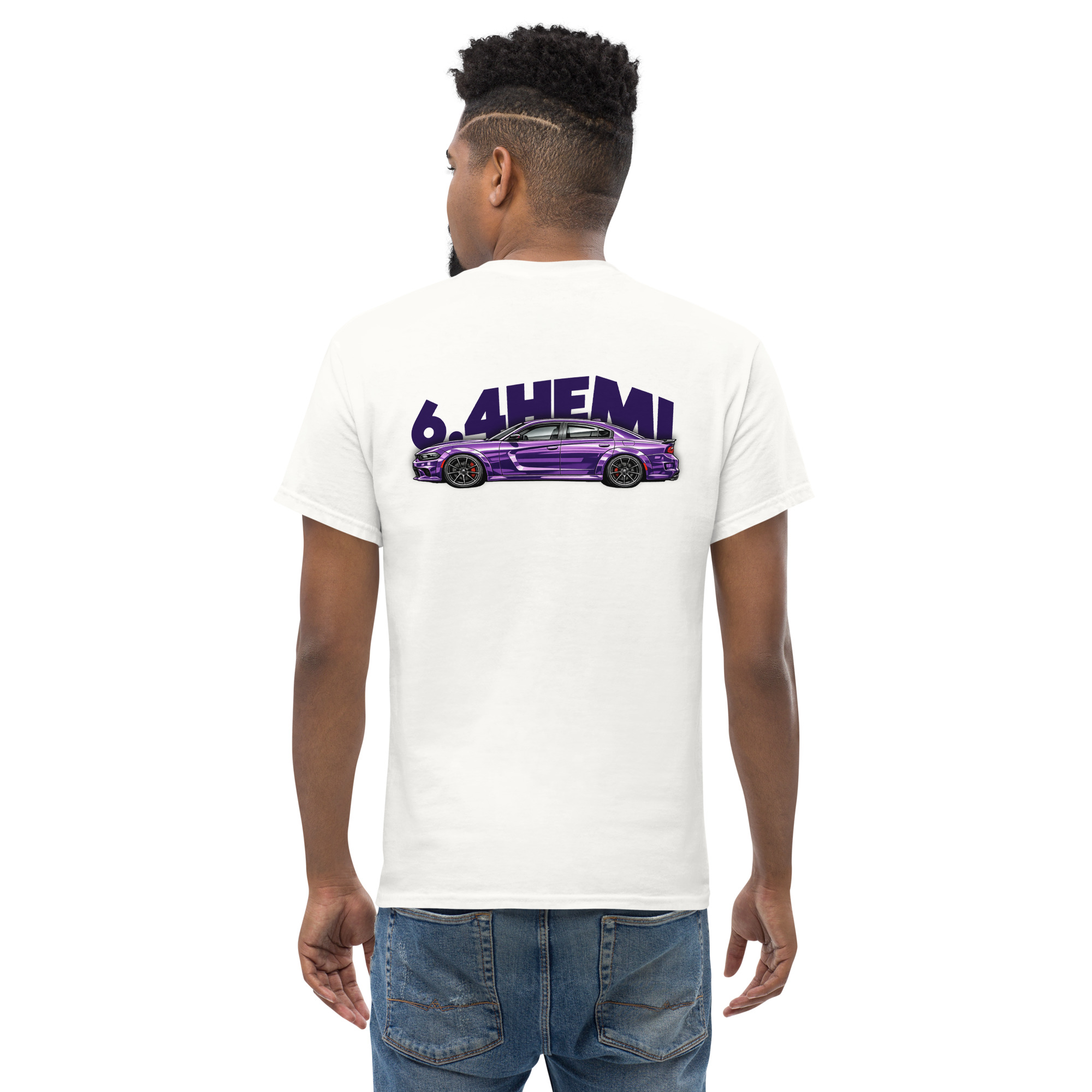 6.4 Hemi Tee – Purple / White - Image 5